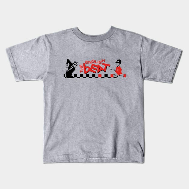 English Beat Kids T-Shirt by The Bing Bong art